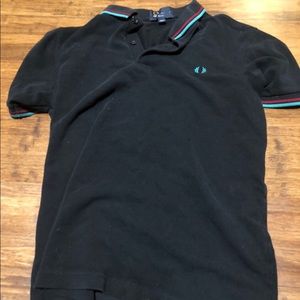 Fred Perry slim fit Large black polo